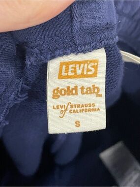 Levi's Gold Tab Collection Navy Sweatpants Discontinued Style Sz S A3782-0009